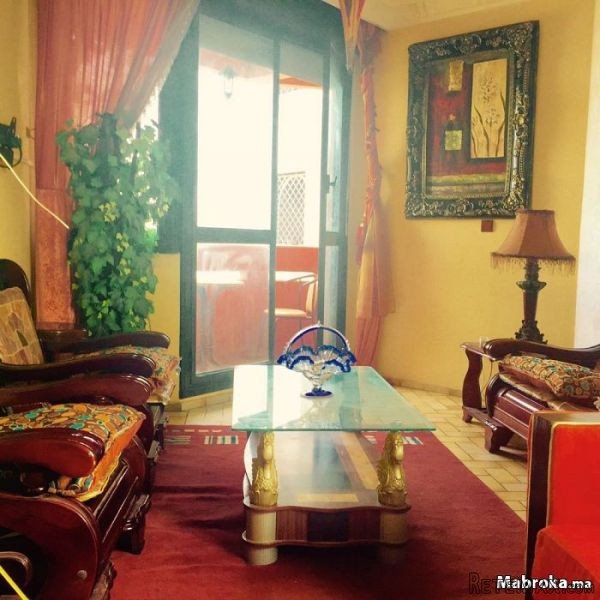 Appartement Meuble 2p 1salon au Maarif..