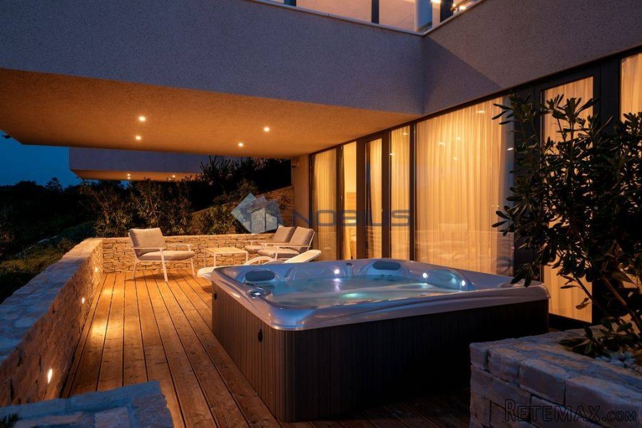 Korčula, moderna luksuzna vila, 190m2 , bazen, pogled - 12