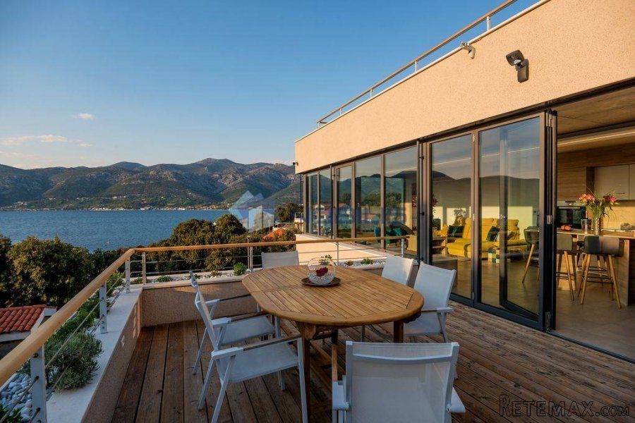Korčula, moderna luksuzna vila, 190m2 , bazen, pogled - 13