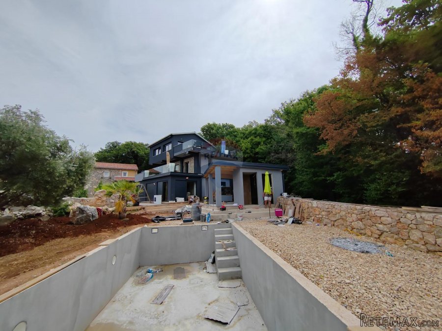 OTOK KRK,DOBRINJ -moderno kamena villa sa bazenom - 3