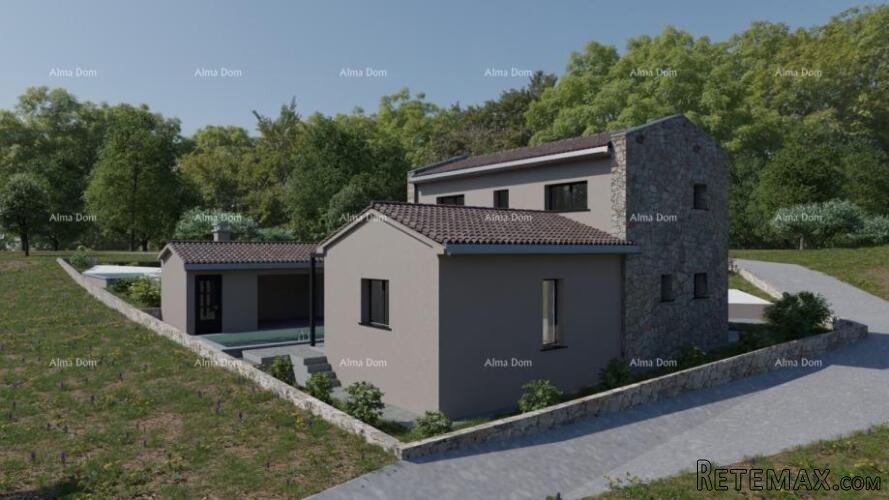 MARČANA MODERNA VILA S BAZENOM U GRADNJI. - 3
