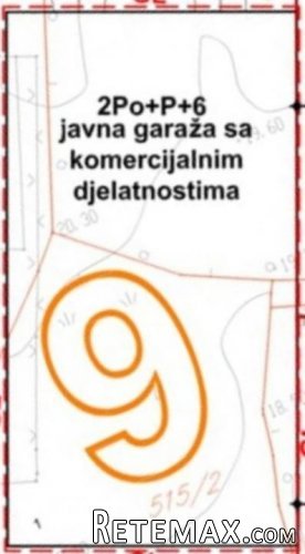 Urbanizovana parcela u centru Budve par metara udaljena od Fakult - 7