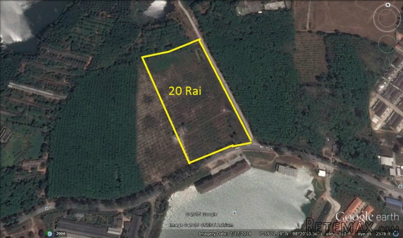 20 Rai of Land with Main Road Access..