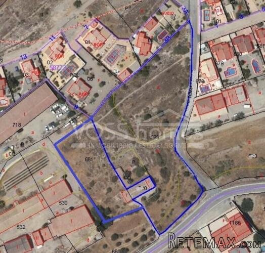 Urban building plot to be developed of just over 8000m2 for..