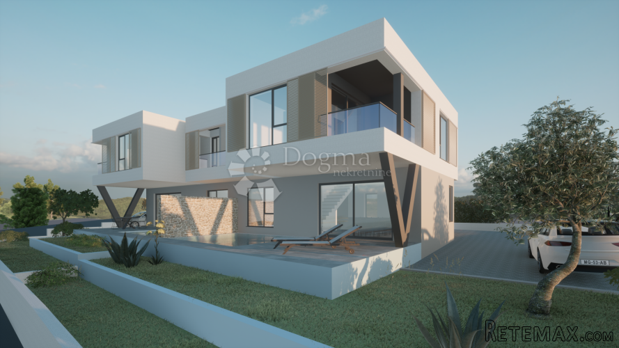 Vodice, moderni duplex 3, stan s bazenom S2 (P+1)