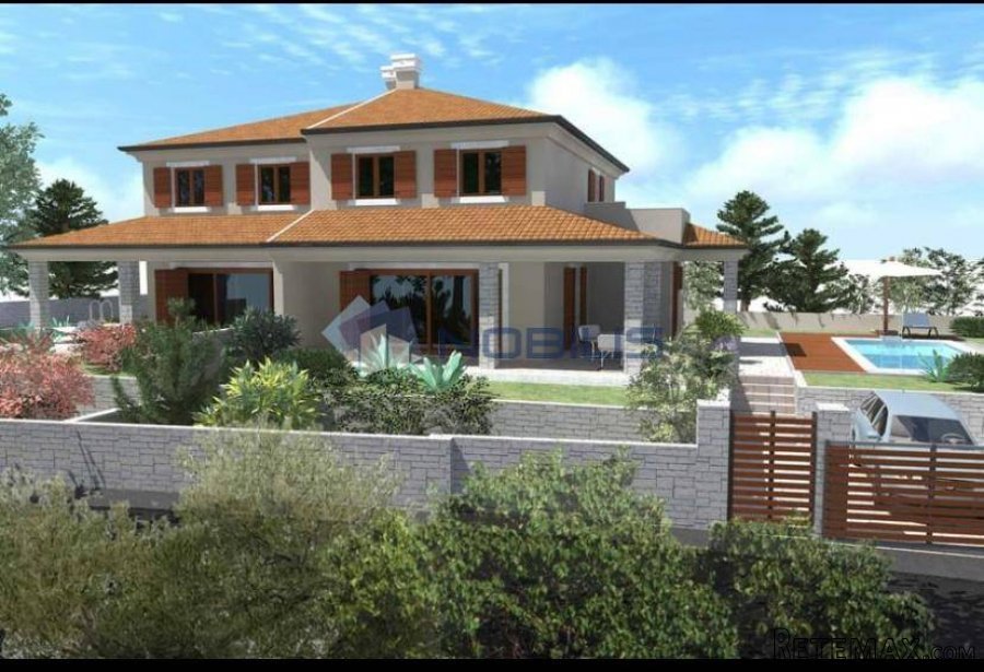 Umag, moderna dvojna kuća 156 m2 sa bazenom