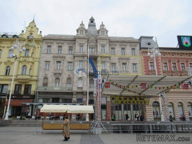 Zagreb, Trg bana Jelačića, 5s stan 148 m2, lift