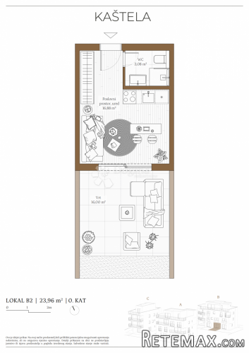 Zgrada B, PP apartman 2 - 2