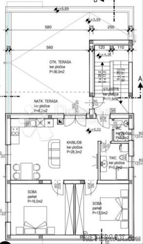 Apartman sa krovnom terasom,S4,Vir - 2