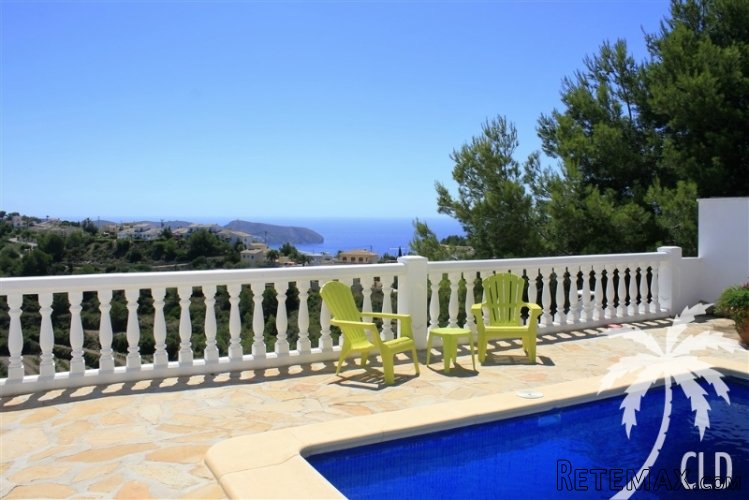 Sea view villa for sale in Moraira. Located in an elevated.. - 2