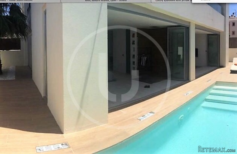 Modern luxury apartment with pool