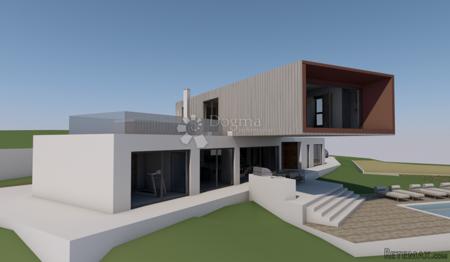 ODLIČAN PROJEKT VILE S BAZENOM I TENISKIM TERENOM - 3