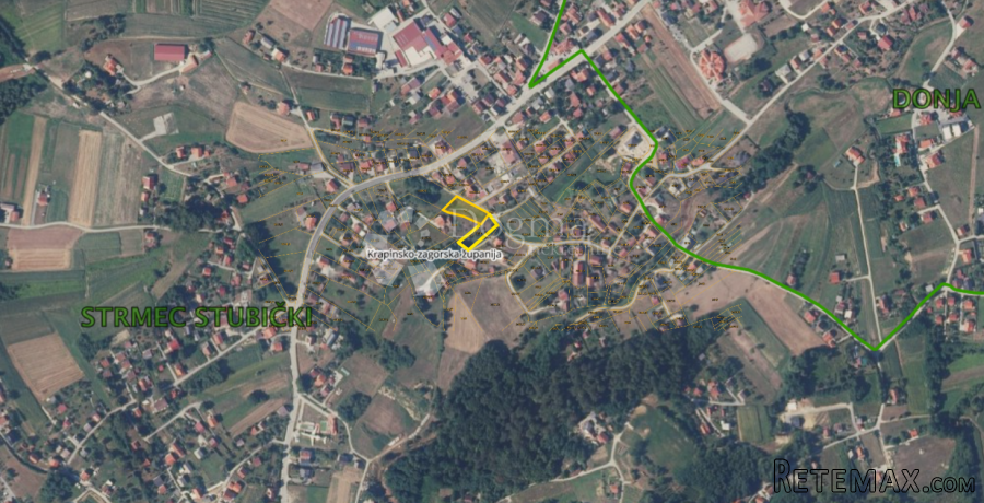 Građevinsko zemljište 2.039m² nadomak Stubičkih Toplica!