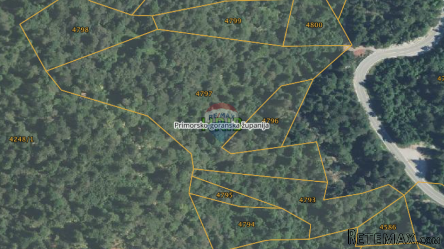 Delnice, Hrib - bukova šuma 24 000m2 - 2