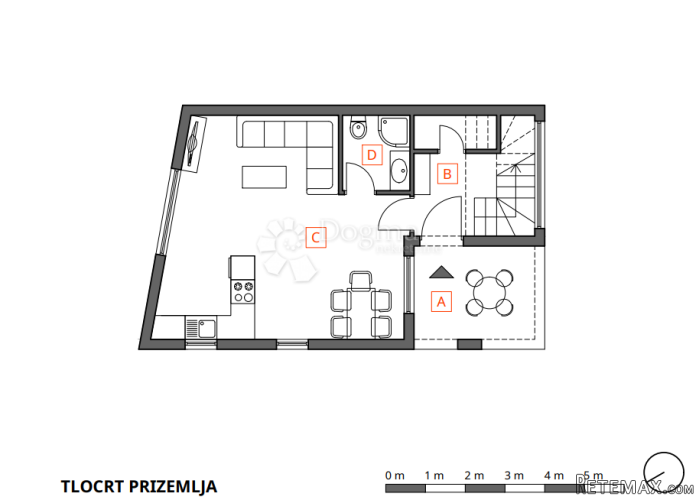 SRIMA - MODERNA DVOJNA KUĆA SA KROVNOM TERASOM - 2