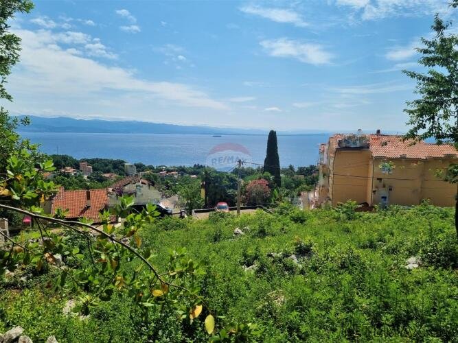 OPATIJA,OPRIĆ- građevinsko zemljište za 6 stanova sa otvoren - 2