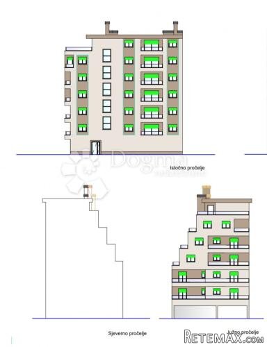 Novogradnja centar stan C3 54,90 m2 - 3