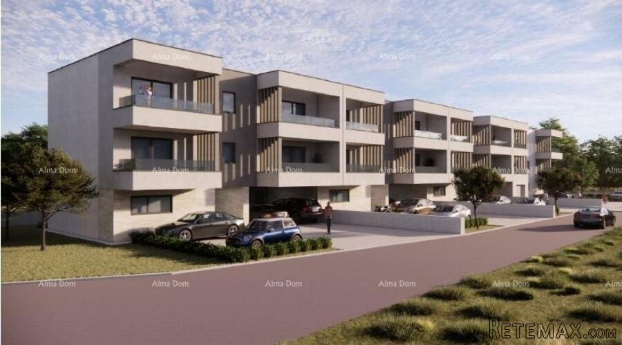 ŠTINJAN – NOVOGRADNJA U BLIZINI MORA I GRADA. Stan B Zgrada.. - 2