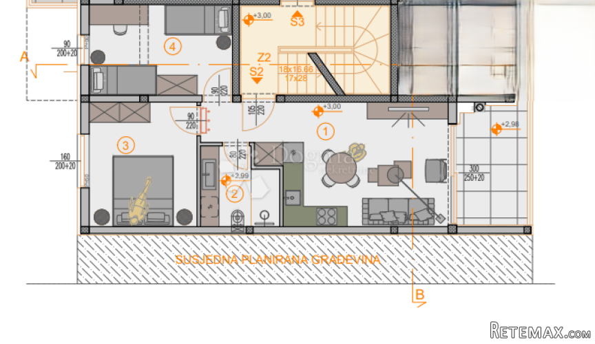 EKSKLUZIVNO! Novogradnja Štinjan - 58 m2, 1. kat (Z3 S2) - 3