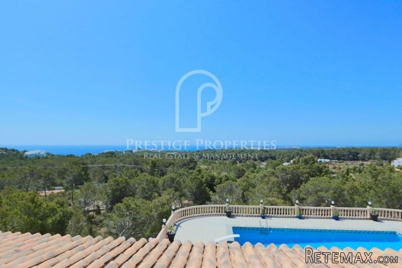 Large villa with sea views near Cala..