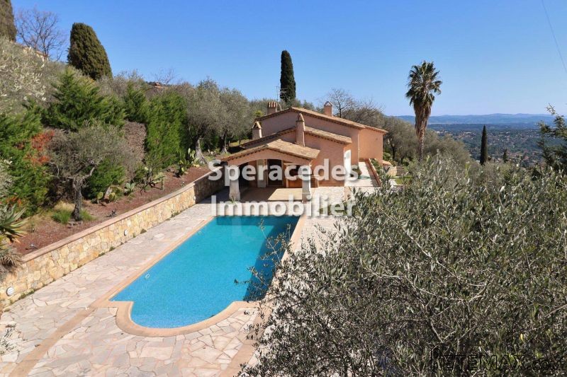 Cabris Close To Grasse Villa With Sea..