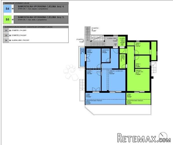 Apartman Mandre, 30m od mora - 2