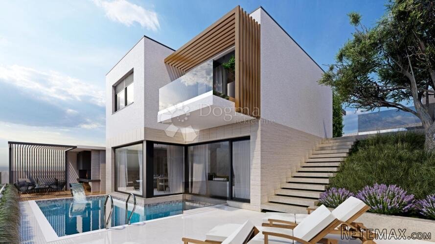 Smart house Villa Jadranovo sa bazenom