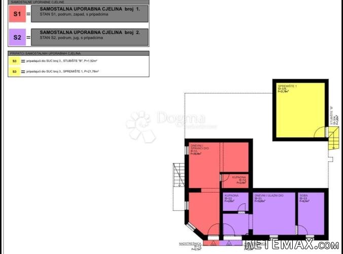 Apartman Mandre, 30m od mora - 2