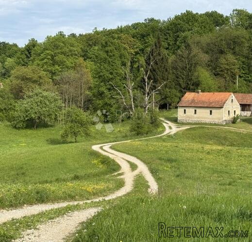 Kuća + šuma + vinograd u blizini rijeke Mrežnice