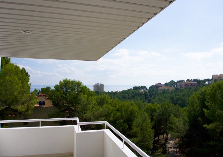 Spacious penthouse with sea views in Cas Catala. The..