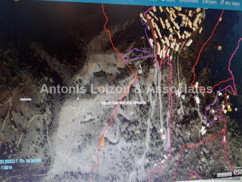 587m2 Residential Plot in Pedoulas