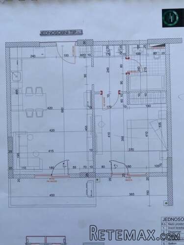 Jednosoban stan, Bjelisi, Bar, 130.000Eur - 2