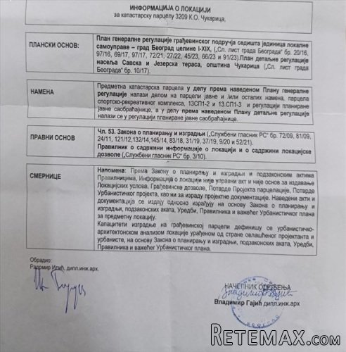 Na prodaju parcela kod toplane na Ceraku - 2