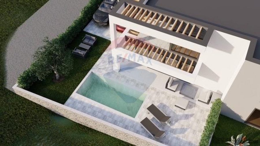 Otok Krk, Malinska-okolica, vila s bazenom 150 m2 - 2