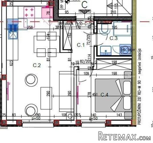 Prodaje se stan u novogradnji – Pula, Veli Vrh, S-C Z A - 4