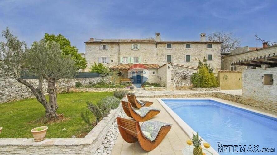 Istra, Svetvinčenat okolica - autohtona kamena kuća sa bazen - 2