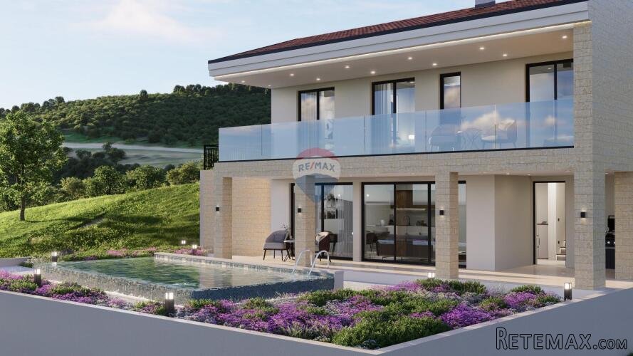Istra,Krasica-Kuća novogradnja s panoramskim pogledom - 3