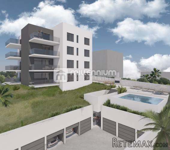 Crikvenica, novogradnja, 83.46m2, stan s garažom