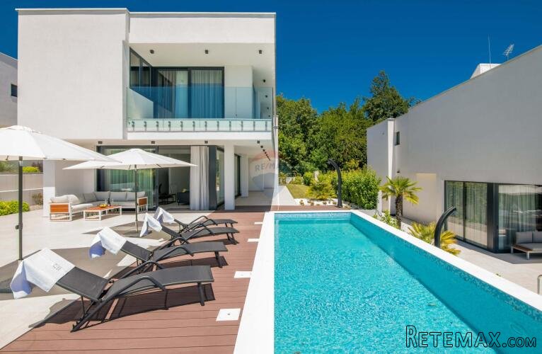 OPATIJA,VEPRINAC- EKSKLUZIVNO, nova vila s bazenom i pogledo - 3