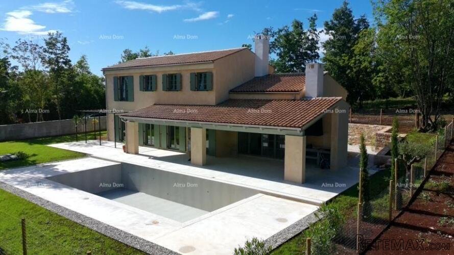 Gračišće, nova vila građena u mediteranskom stilu