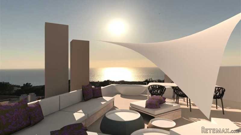 Modern house panoramic sea views