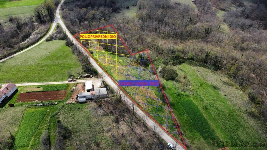 Istra, Žminj okolica - građevinsko-poljoprivredno zemljište - 2