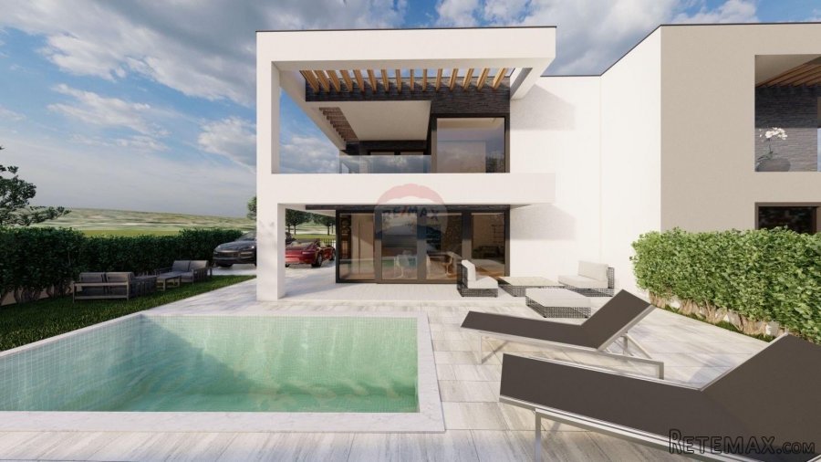 Otok Krk,Malinska-okolica, 2 moderne vile s bazenom, 280 m2 - 7