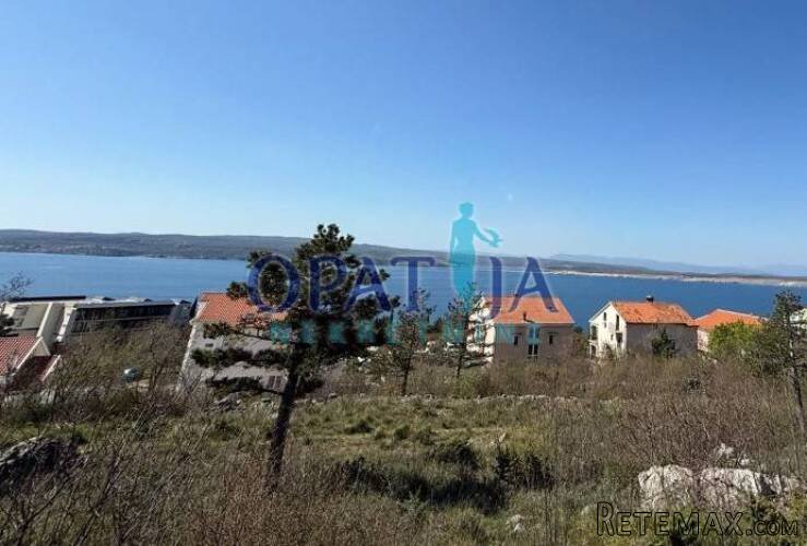 Građevinsko zemljište u Crikvenici 686m² s panoramskim po..