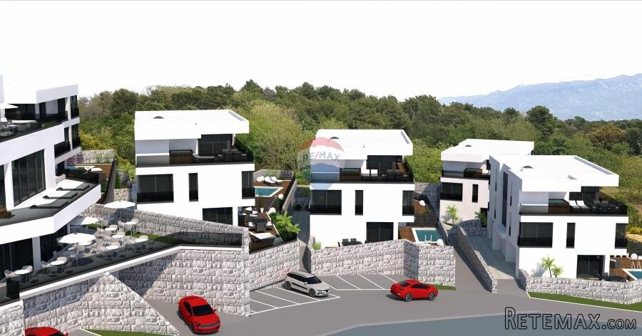 Rab, Lopar- građevinsko zemljište s projektom luksuznih stan - 2