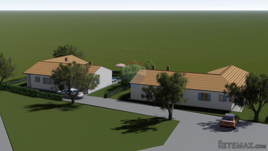Istra, Hrboki - građevinska parcela sa dva projekta u izradi - 3