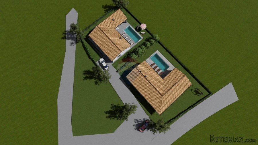 Istra, Hrboki - građevinska parcela sa dva projekta u izradi - 6