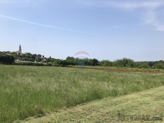 Višnjan - građevinski teren sa pogledom na more - 2
