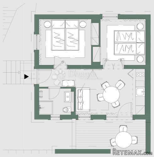 DALMACIJA, 49.00 M2, 2S+DB - 4