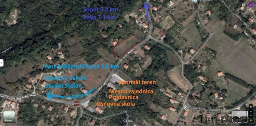 Plac 23ari u gradjevinskoj zoni,1/1,cist,ravan - 2